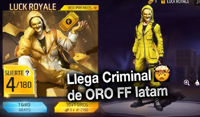 🎭 Cómo Conseguir el Criminal Dorado en Free Fire en 2025: Métodos y Requisitos ima2